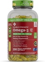 Tanda Anggota 600mg Omega- 3 dari Minyak Ikan dengan 50 mcg Vitamin D3 (200 Count)