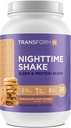 TransformHQ malam hari Shake, Sleep + Protein Blend, 28 Hamba, Chocolate Chip Cookie Flavor