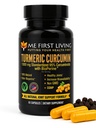 Me First Living Turmeric Curcumin 1000 mg 95% Curcuminoid, Bioperine 10 mg, 19x More Powerthan Lainnya, Increated Absorpsi, Non-GMO, Organik Turmeric, Vegan, Gluten Free, 60 Capsules