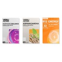 Veru Wellness Hormonal Balance Patch for Women Compete Bundle - Myo- Inositol & D-Chiro, Ashwagandha, B12 Energy - PMS Relief, Mensural Support, Mood Stress dan Energy (2 Bulan)