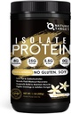 NATURE TARGET Isolate Whey Protein Powder Vanilla, 25g Protein Sugar- Free & Gluten- Free, 5.5g BCAAs, Rich in Fibers & Mineces, 1.1 Pound, 16 Pund