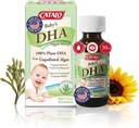 Alga DHA CATALO Baby Drops - Plant - Based Omega- 3 Suplemen untuk Infants - No Fish Oil, No Artificial Addition -