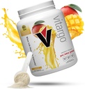 Vitago Carbohydrate Powder 124; Feed Muscle Glycogen 2X Faster 124; 4.4 LB Pre Logo Workout & Post Workout Recorvery Powder 124; Carb Suplemen Recovery, Endurance, Gain Muscle Mass
