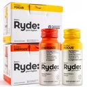 RYDE Shots 124; Energize + Focus 124; Essible B Vitamin dan Caffeine 124; Zero Calories, Zero Sugar 124; Pack of 16