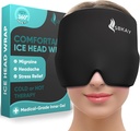 Comfortable Migraine Headache Relief Cap - Migraine Ice Head Wrap with 360 ° Form Fiting Design - Gel Ice Cap - Terapi Panas atau Dingin Natural For Headache, Tension, Puffy Eyes, Stress One Ukuran cocok semua