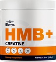 HMB + Creatine Suplement - 3g Daily HMB for Enhanced Strength, Power & Recovery, Ideal for High- Intensity Athletes, 30- Day Suppply