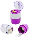KRIYUUK Pill Crusher dan Grinder, Crushes Multiple Tablet to a Fine Powder, Stainless Steel, Perfect for Travel, Ablet Pulverizer Sutable for Travel, Great Feeding Tube use and Pets, Daily Userves