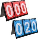 Tabel Portabel APORO Top Scoreboard Flipper, Skor Olahraga Multi Flip eboard
