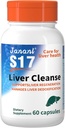 Janl Liver Cleanse Detox & Repair Milk Thistle Thistle - Liquid Perlindungan Hati adalah Kaya di Silymarin dan FDP Cell Energy Liquid, dengan 15 Botol sebesar 7.5 FI oz - Clearing