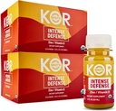 Kor Shot Vitamin D & Zinc Shot - 24 Pack x 1.7 Fl Oz - Intense Pertahanan - 100% DV of Zinc dan 235% DV dari Vitamin D- USDA Certifikasi Organik