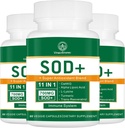 Suplemen Dismutase S0700MG Sutroxide - Suplemen Potency Antioksidant Tinggi untuk Kesehatan Sel - 180 Kapsul