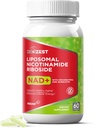 NAD + Tambahan NMN Alternatif - Liposomal Nicotinamide Riboside dengan Resveratrol & Quercetin untuk Anti Aging Cell Regeneration Energy Focus untuk Perempuan Pria