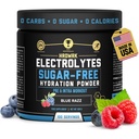 HRDWRK Electrolytes Powder dengan Magnesium, Potasium - Gula Free Electrolite Bodurance Endurance dan Mengurangi Fatigue dengan Supplemen Elektrolytes - Hydration Maksimal - Keto Friendly