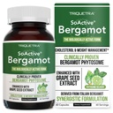 Soactive Bergamot: 2.5X More Efektif, Italian Citrus Bergamot Phyto me - Clinically Validated 14; Enhanced with Grape Seed Extract - Support Cholesterol & Wheight Management (60 Capsules)