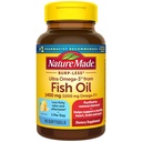 Nature Made Strength Omega 3 Fish Oil Suplemen, 1400mg, Suplemen Minyak Ikan Omega 3 sebagai Ethyl Esters untuk Hati Sehat, Otak, Mata, Dukungan Mood, 45 Softgel, Supply 45 Hari