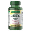 Nature 's Bounty Omega 3, Plant-Based Omega 3 Acid Suplement Fatty, 520mg, Sufforts Whole Body Health Included Heart, Skin, Gabungan, 30 Vegetarian Softgels, Fish Oil Alternative