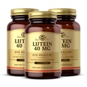 Solgar Lutein 40 mg, 30 Softgeels (Paket 3) - Pendukung Kesehatan Mata - Membantu Filter Out Blue Light - mengandung FloraGLO Lutein - Gluten Bebas, Dairy Free - 90 Total pelayan