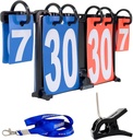 Portabel Scoreboard - Wearable Attacletop Penjaga Skor untuk Voli, Beach Voli, Cornhole, Tennis, Ping Pong, Tabel Tennis, Billiards