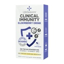 LifeSeasons Clinical Imunity - Elderberry Drink Mix - Protect for Healthy Ammune Response - Imunity Booster - 3X Better than Vitamin C - Serve Hot atau Cold - Vitamin C + D + Zinc - (5 Pack)