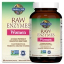 Taman Kehidupan 22 Terkuat Raw Enzymes untuk Perempuan dengan Papain, Bromelain, Lactase plus Progories dan Vitamin B12, Biotin dan Zinc, Supplemen Diet dengan Enzymes Digevital, Vegetarian 90, Kasules