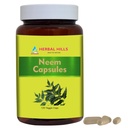 HERBAL HILLS Neem Kapsules 120 Vegie Capsules Neef Leaf Azadirachta Indica 700 mg Powder dan Ekstrak Blend dalam Capsule