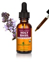 Herb Pharm Certified Organic Holy Basil (Tulsi) Ekstrak Energi dan Vitalitas, 1 Ounce (DABA01)