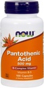 NOW Foods Pantothenic Acid 500mg, 100 Capsules (Paket 2)