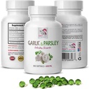 suplemen antiokidant - GARLIC DAN PARSLEY ODORLESS FORMULA - suplemen bawang putih, bawang putih dan parsley suplemen, suplemen parsley, suplemen bawang putih tanpa bau, parsley - 1B 100 Softgels