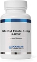 Laboratorium Douglas - Metil 5 mg (5- MTHF) - Secara biologis Aktif Vitamin B9 untuk Mendukung Kesehatan Kardiovaskular dan Mood - 60 Kapsul