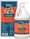 Alaska Suplai Salmon Salmon Salmon liar untuk Dogs Skin dan Coat dengan EPA DHA Omega 3 Fatty Accids Food Topper 64 oz. Pompa