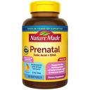 Nature Made Prenatal with Folic Acid + DHA, Prenatal Vitamin and Mineral Suplemen untuk Bantuan Nutrasi Harian, 90 Softgeels, Tambahan 90 Hari
