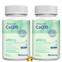 CoQ10 600mg Softgeels 12.4; Tinggi Absorpsi CoQ10 Ubiquinol Suplemen 124; Reduced Form Enhanced with Vitamin E & Omega 3 6 9 126; Antioxidant Powerhouse Good for Health 124; 120 Softgels