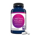 MD Life L-Methylfolat 12.5 mg Suplemen - Professional- Professional L Methylfolat - 30 Capsules - L- Methylfolat 12.5mg - Maksimum Potensi MTHFR W / Escule Acids