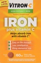 VITRON- C Tinggi Potency Besi Plus Vitamin C Tablet - 60 Ea - 3 pack