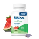 Fitur Besi Bariatrik untuk Wanita Quick Melt 124; Sugar Free Dissolable Iron Tablet Chewable; Ferrous Fumarate Iron 18 mg dengan Vitamin C 124; Melon Berry 124; Gluten, Dairy dan Soy Free Count