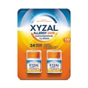 Xyzal Allergy Pills, 24- Hour Allergy Relief, Original Rescription Strength, 55 Count (Paket 2)