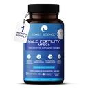Suplemen Fertilitas Pria MFSg6 - CoQ10, Ashwaganda, PQQ - Sperm Health Count dan Suplemen Fertilitas Semen Botilitas untuk Pria - termasuk Prenatal Vitamin dan PQQ - 90 Capsules