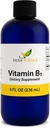 Liquid Vitamin B1 Drops - Daily Thiamine Supplement to Suppplement for Support Dibuble, Gugup System, Heart Health, Stress Relief, Natural Energy Booster - 500% DV, 288 Servis per Bottle - 8 f. oz
