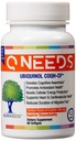 QNeeds ® coqh-cf Ubiquinol 100 mg COQ10 Clinically Proven Enhanced Kiriman untuk Absorpsi Maksimum, Enhanced Mitokondria Dukungan, Antioksidant untuk Kesehatan Jantung, 60 Count Softgeels