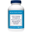 Tinggi Gamma Vitamin E - Mendukung Kesehatan Immune & Kardiovaskular - 400 IU (120 Softgels)