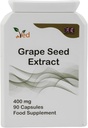 Capsules Ekstrak Benih OPC Ved, Min. 95% Oligomeric Proanthocyanidins, 400 mg 90 Vegan Capsule (3 Bulan Suppply)
