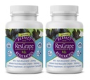 Suplemen Sempurna - Perfect Resgrape Resveratrol - 60 Capsules - Trans- Resveratrol & Organic Muscadine Grapes - 2 Pack