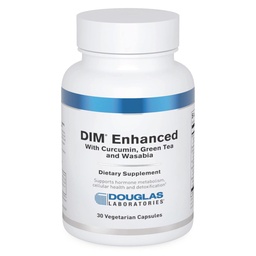 Douglas Laboratories DIM Enhanced - Supports Hormone Balance, Cellular Health & Detox* - With Antioxidants, Green Tea Extract & Wasabia - 30 Vegetarian Capsules