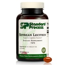 Proses Standar Lesit Soybean - Support Kesehatan Otak - Nutonasional Seluruh Makanan-Berbasis dengan Estimate Acids dari Soybean Lecith - 240 Softgeels