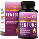 Fentone Thermogenic Fat Burner Energy Booster, Appetite Supresan, Clinically Studied Wheight Loss, Fat Burning, Phenylethylamine HCI, L- Carnitine, Ketones - 60 Diet Pills (1)