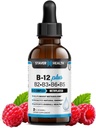 B12 Plus Limid Vitamin B Suplemen - B Kompleks Tambahan Vitamin - 2 Bulan Tambahan Energi - Vegan - Non-GMO - Gluten Bebas - 2 Fl Oz