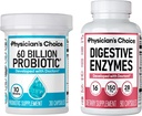 Optimal Gut Health Bundle: 60 Milyar Progories + Digetical Enzyme 90ct for Digetical Comfort and Imune Support