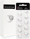 Double Vent 10mm- Hearing Aid Domes for Oticon Minifit, Oticon Hearing Aid Supplies, Replacements Parts Universal Oticon Domes for Hearing Aids Cleaning Kits (10 Pcs)