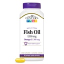21 Century Fish Oil 1200 mg Entiic Coated Softgels, 90 Count