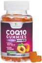 CoQ10 Gummies 100mg - 3X Kekuatan, Penyerangan Tinggi, Tambahan Antioksidant untuk Dukungan Kesehatan Jantung & Energi Produksi, Ultra Koenzim Q10 Vitamin, Coq 10 Suplemen, Non-GMO - 60 CoQ10 Gummies